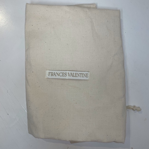Frances Valentine Other - Frances Valentine Beige Fabric Dust  Bag 16”x 16”‎